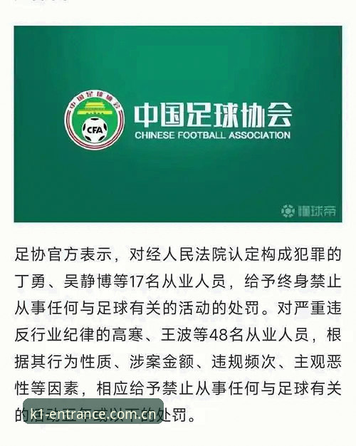 2026k1体育怎么下载 中国足协第三批禁足名单全面评测:K1体育官网5字视角下的行业清洗深度解析